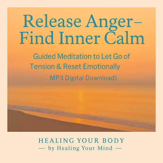 🔶 Release Anger – Guided Meditation for Inner Peace (MP3 Digital Audio Download)