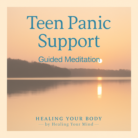 🔶 Teen Panic Support – Guided Meditation for Emotional Calm (MP3 Digital Audio Download)