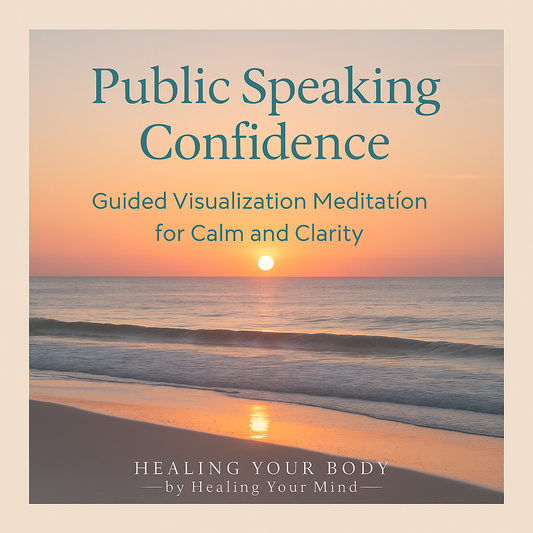 🔶 Public Speaking Confidence – Guided Meditation for Supporting Presence (MP3 Digital Audio Download)